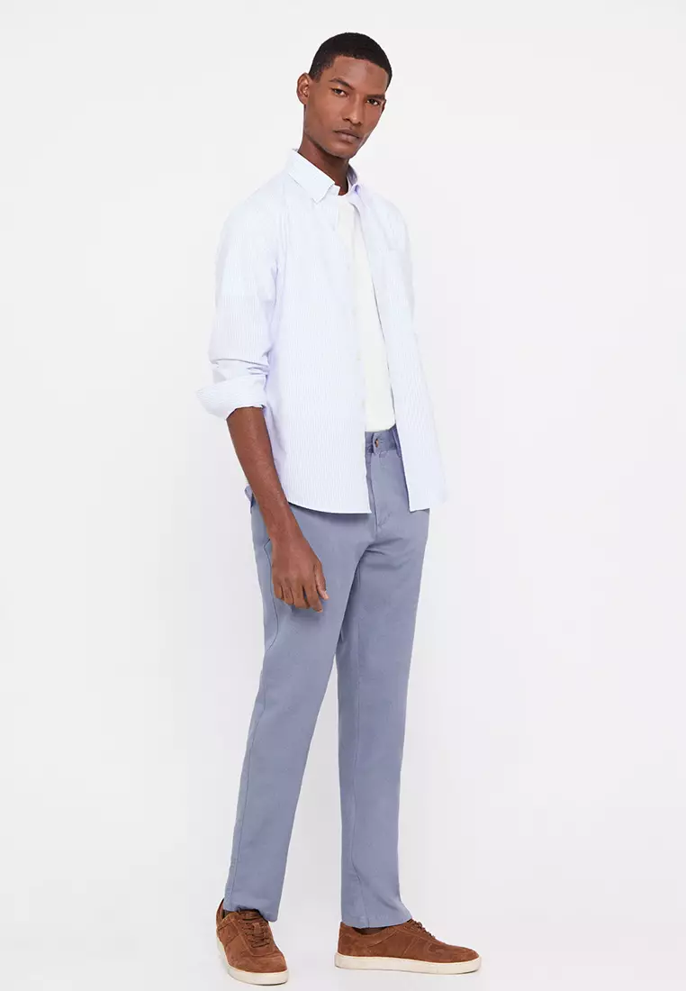 Buy Cortefiel Regular Fit Chino Trousers 2023 Online | ZALORA Philippines