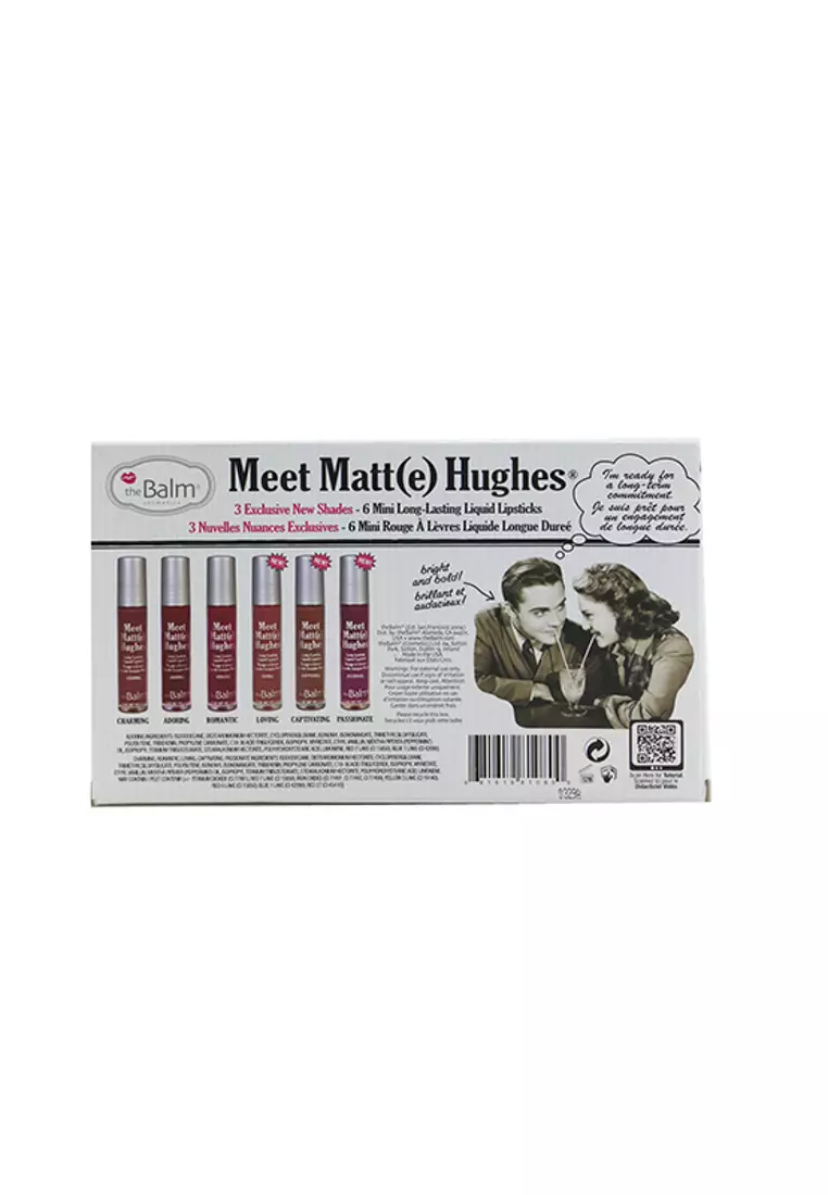 theBalm - Meet Matt(e) Hughes 6 Mini Long Lasting Liquid Lipsticks Kit - Vol. 3 6x1.2ml/0.04oz