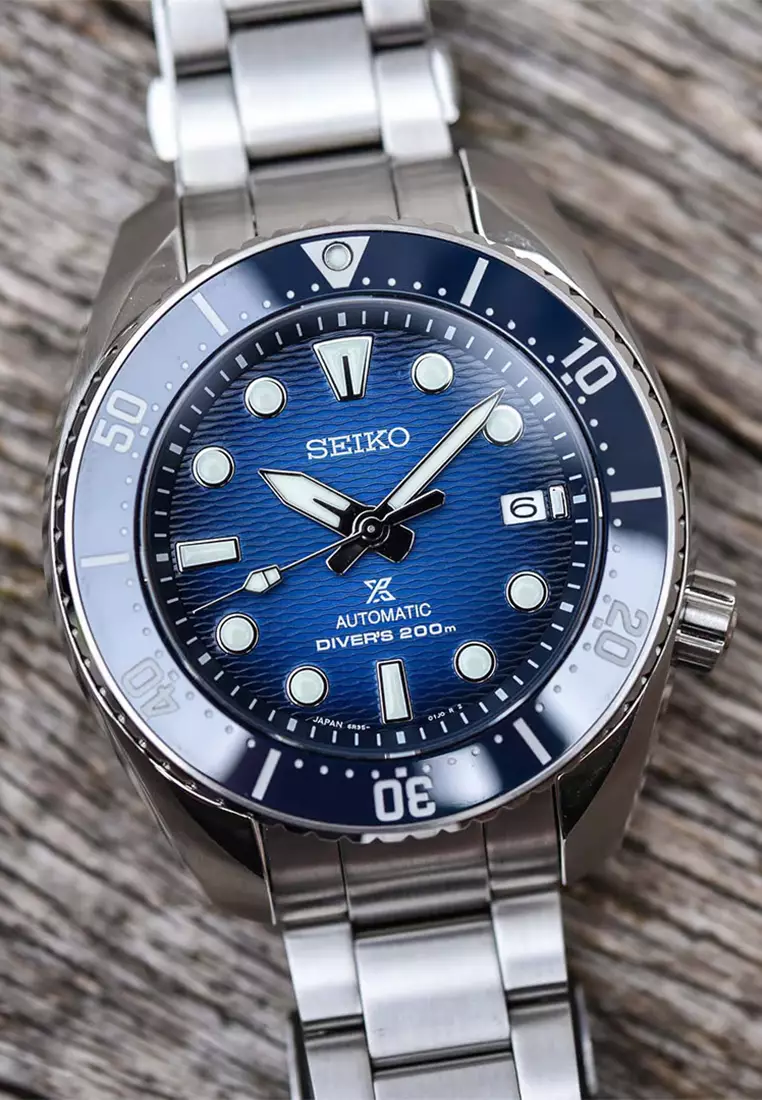 Seiko Prospex SPB321J1 King Sumo Automatic Divers 200m Blue Dial - Stainless Steel