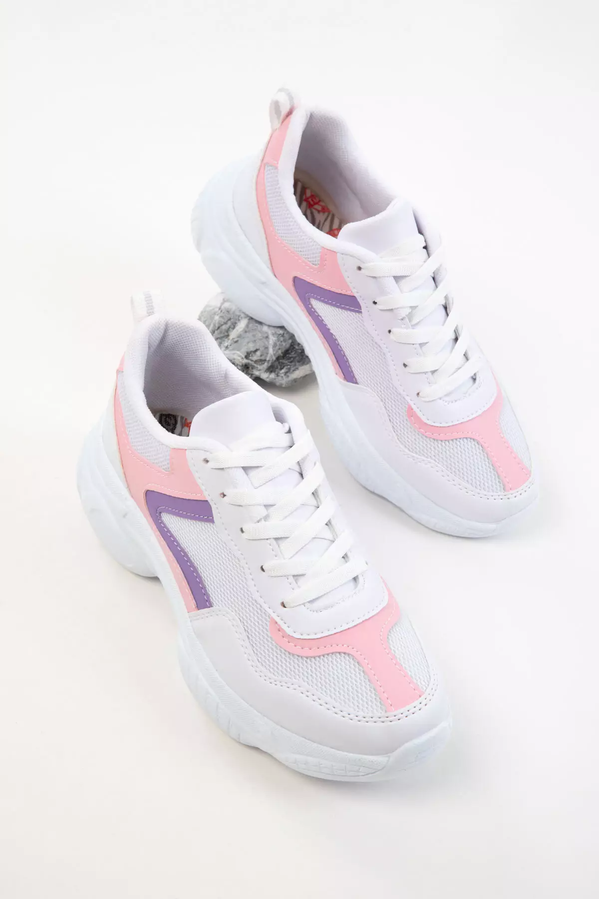 White-Powder-Lilac Women's Sneaker 20610