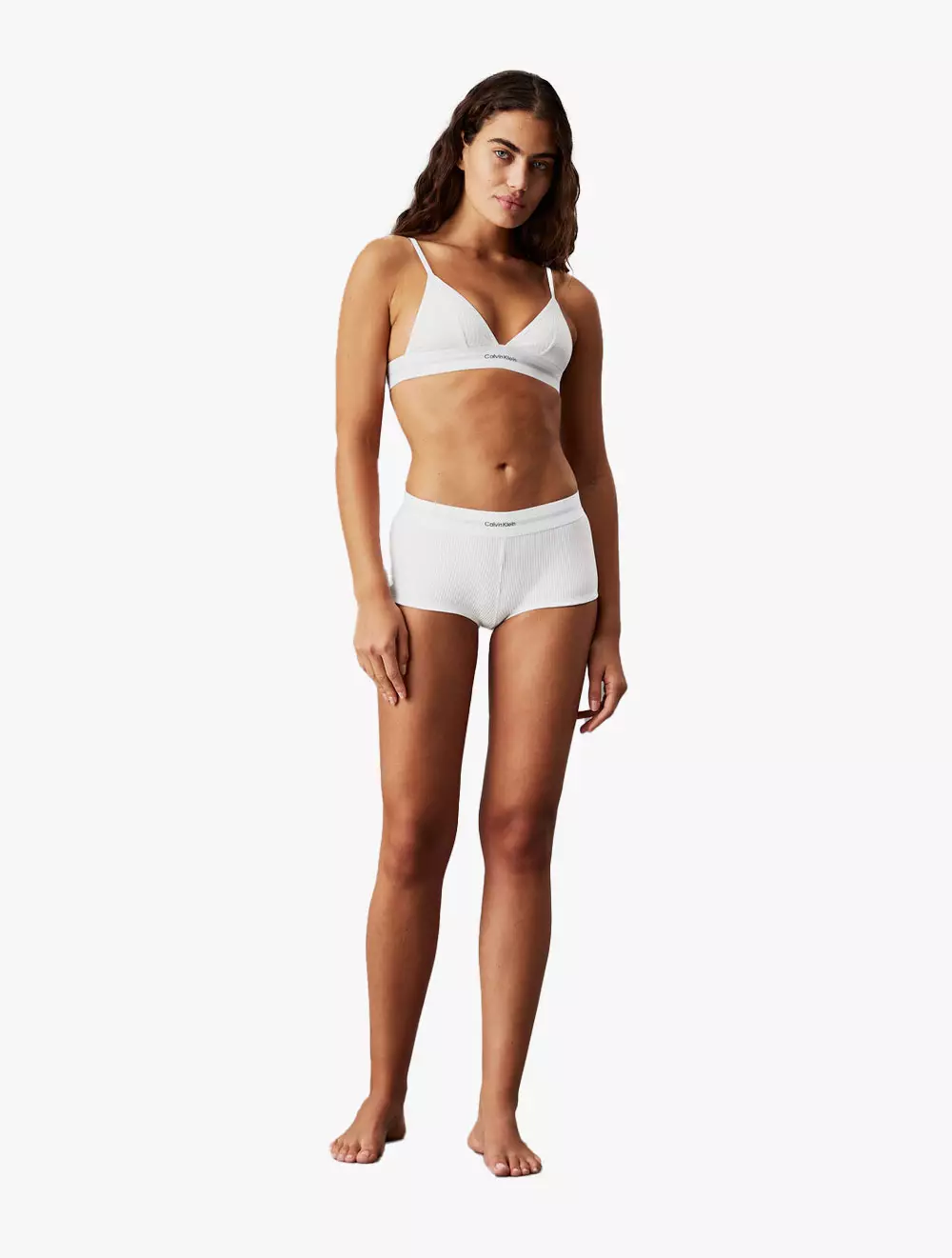 Calvin Klein Underwear - Cotton Modal Stretch Rib Knit Lightly Lined Bralette