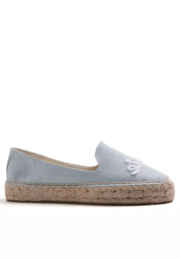 Discount on Twenty Eight Shoes  shoes - SKU: Platform Embroidery Canvas Espadrilles Hb88