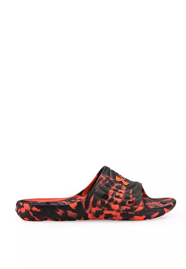 Camo under armour sandals clearance