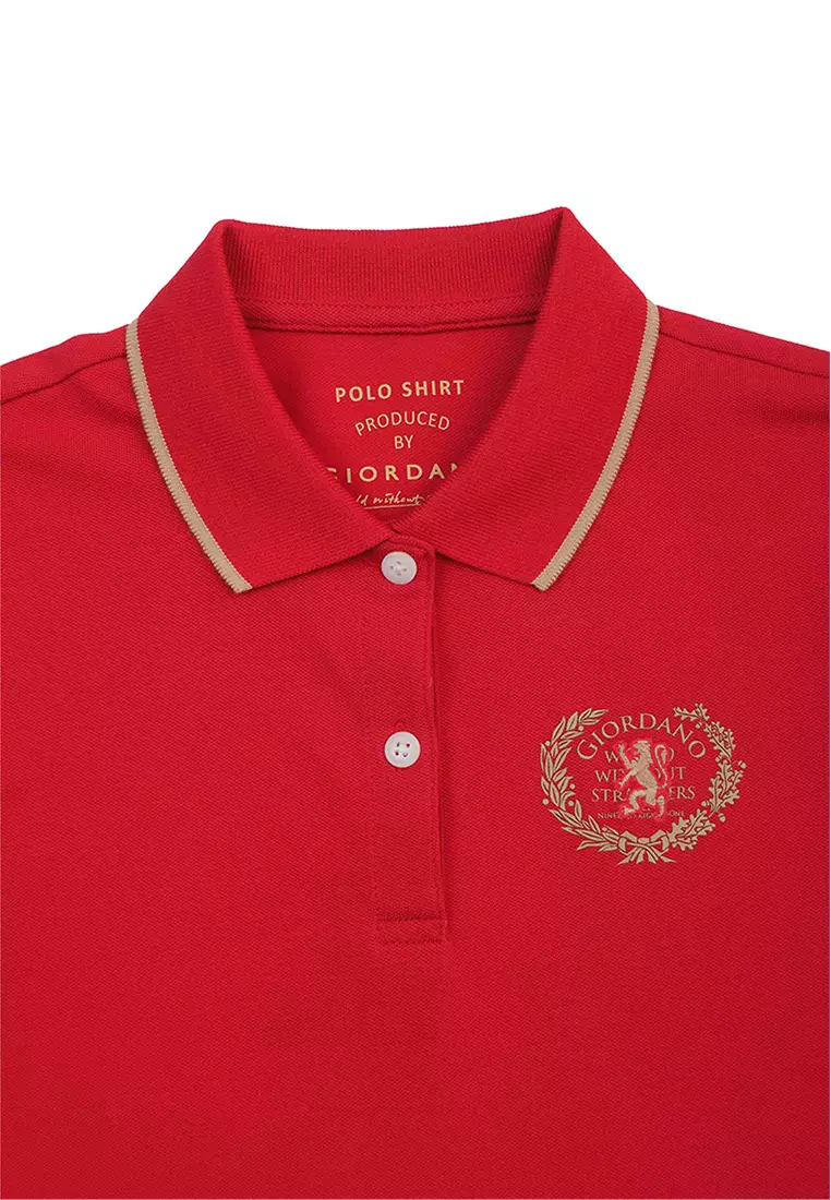 Women's Cotton Lycra Bold Polo