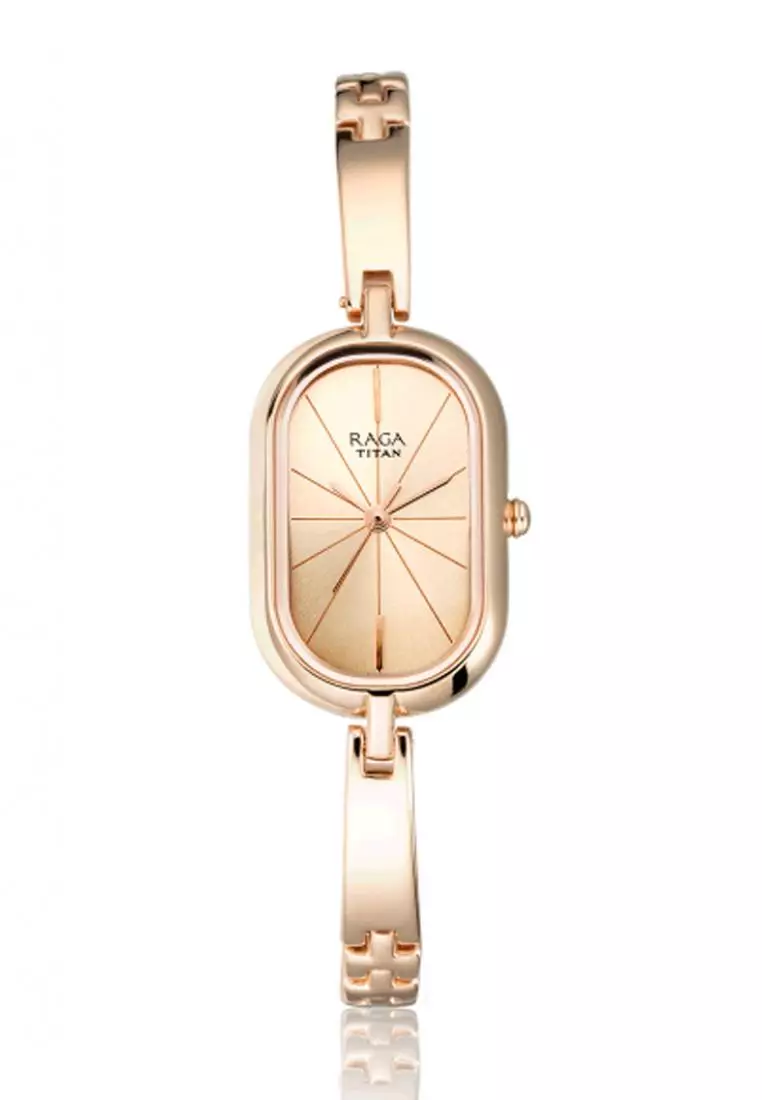 Buy Titan Titan Raga Viva Rose Gold Stainless Steel Analog Quartz