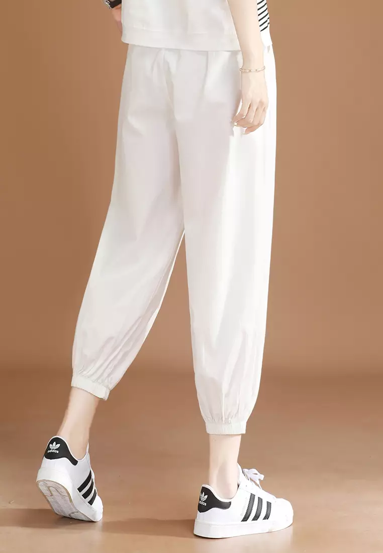 White sweatpants near me outlet