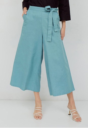Julia Owers blue Celana Kulot Panjang Wanita AZUMI - Biru muda BFDA3AAC7A9C76GS_1