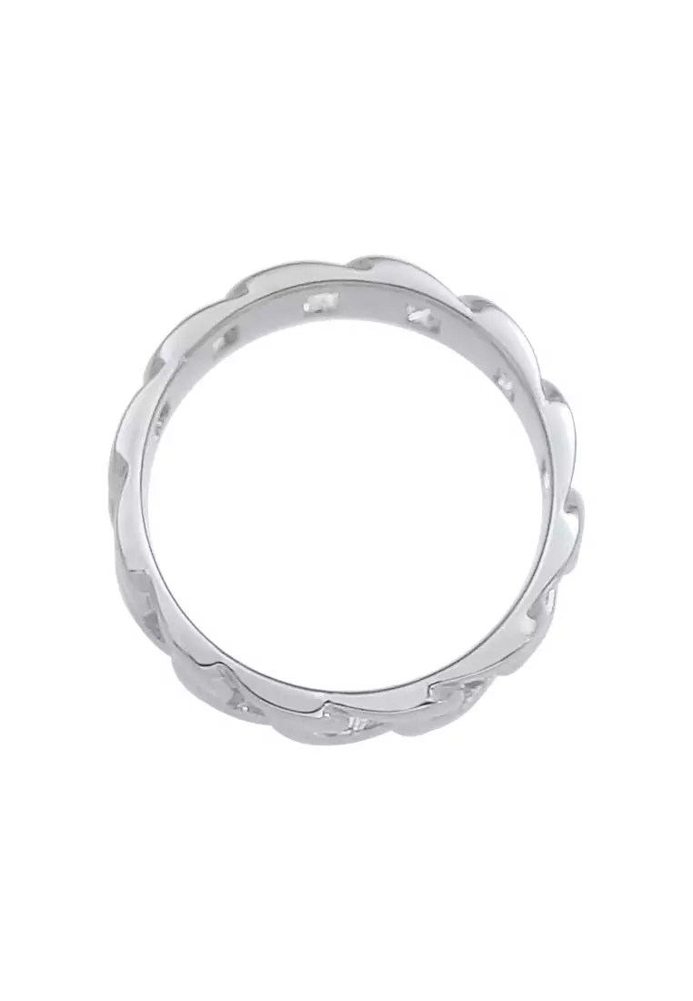 Men's Silver Chain Link Ring