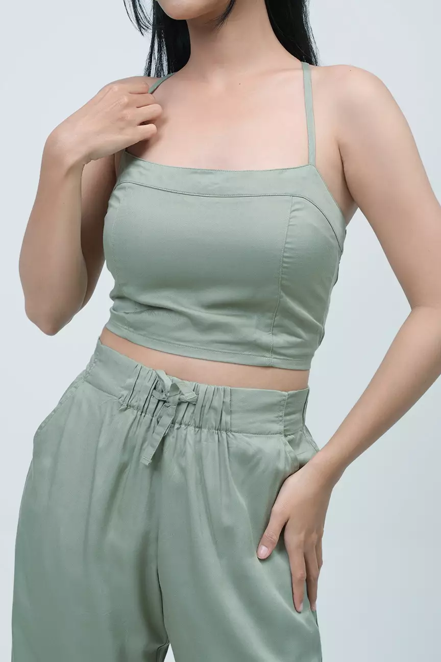 Kaos Wanita Swanhilda Dusty Green