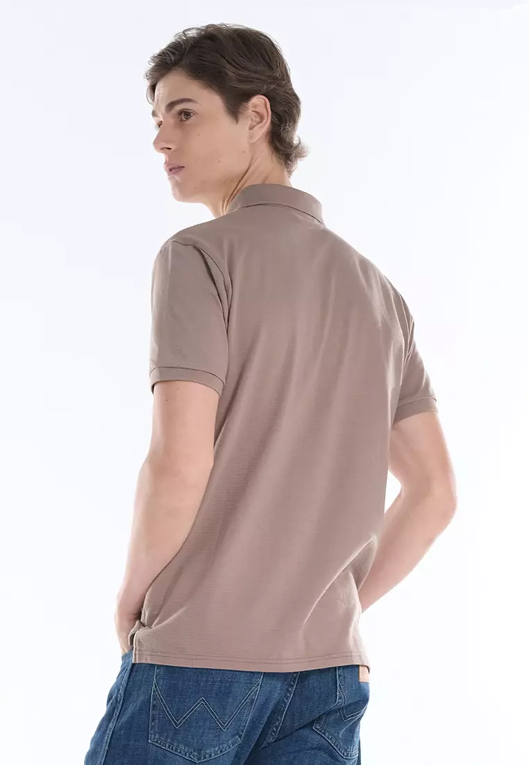 Wrangler Plain Color Polo Shirt for Men