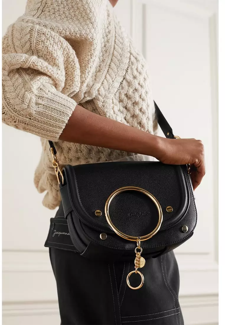 Jual Chloé Mara Crossbody Bag in Black Original 2025 ZALORA