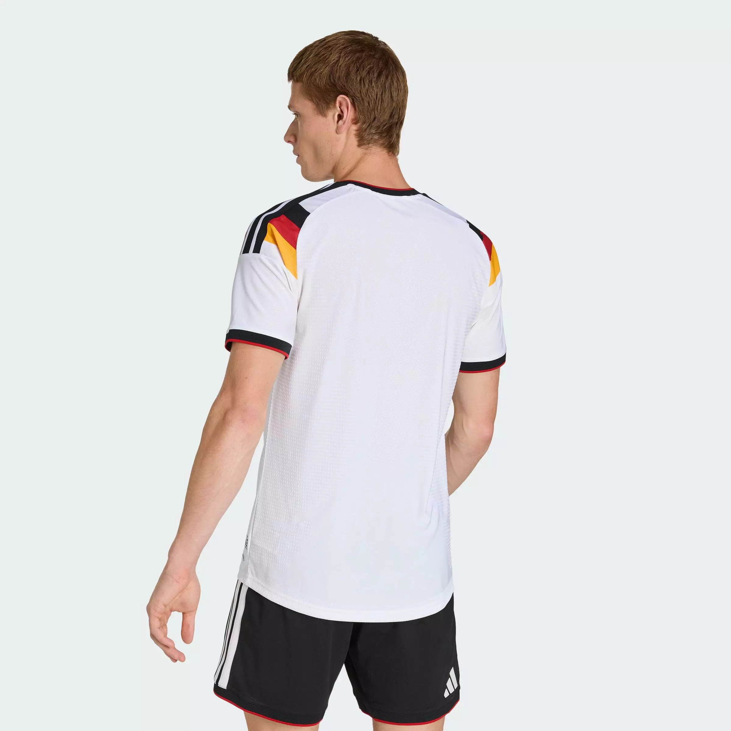 Football Germany 26 Home Authentic Jersey Men White JN2066