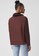 French Connection brown Renya Cupro Mix Med Jersey Top A4EC7AAB714D44GS_2