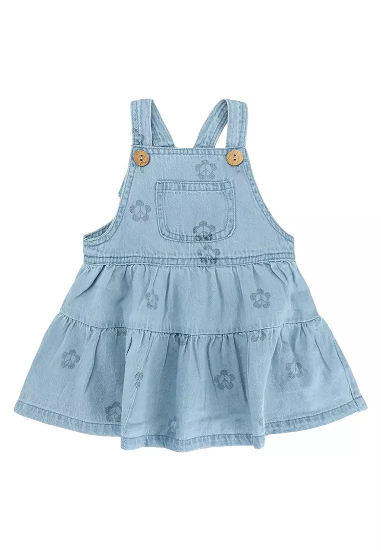 Newborn denim dress best sale