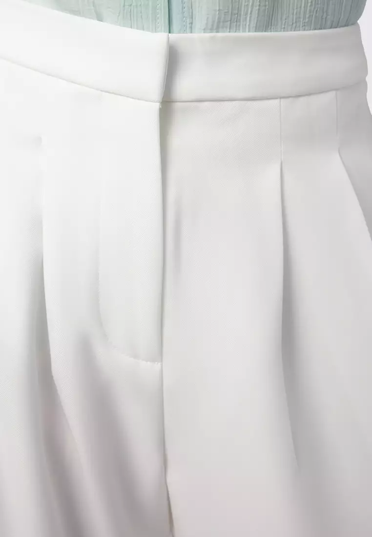 Pleated Wide Leg Pants