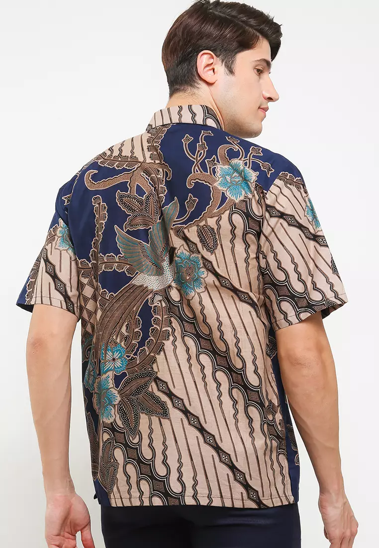 Ardana Kemeja Batik Premium Pria Casual Modern Lengan Pendek