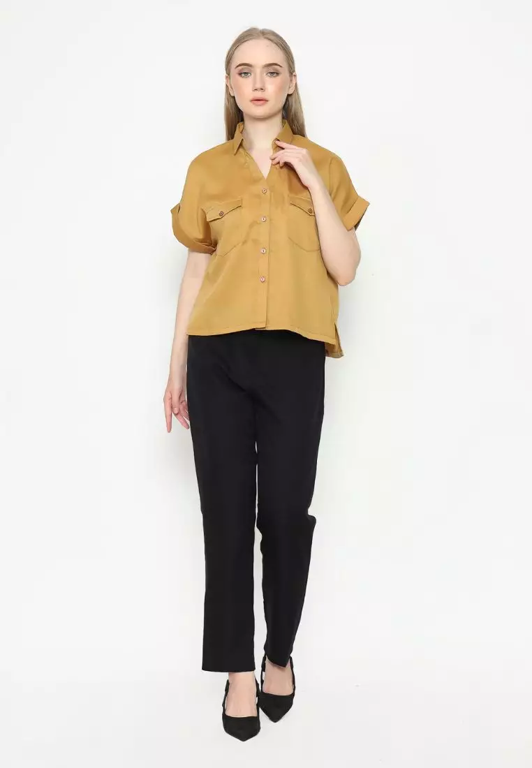 Urban Exchange Chika Golden Brown Shirt