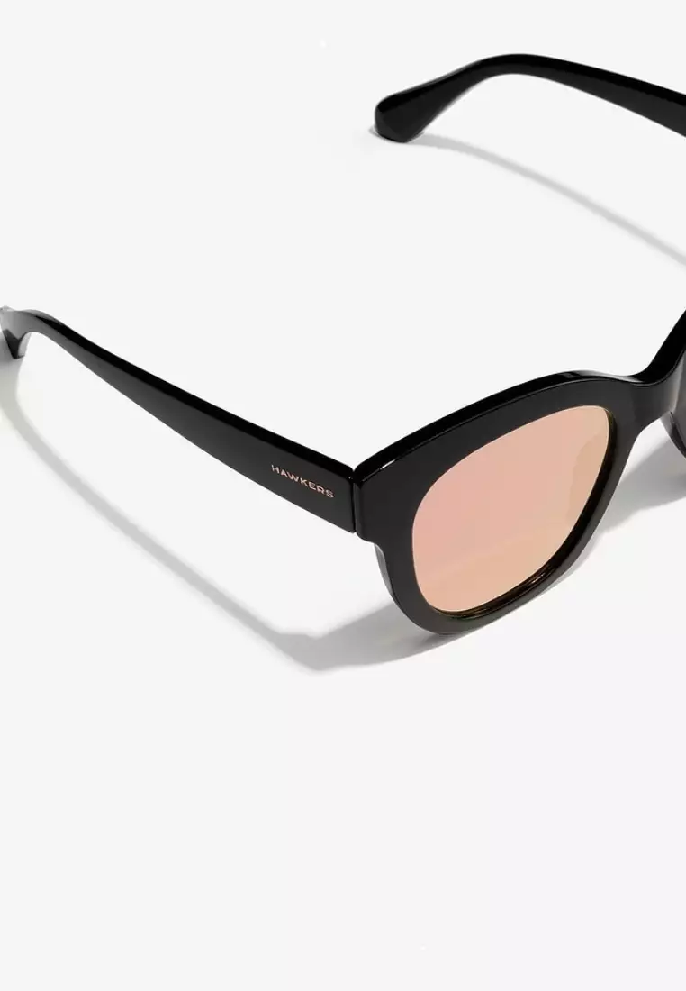 HAWKERS 黑色拼玫瑰金 AUDREY 太陽眼鏡