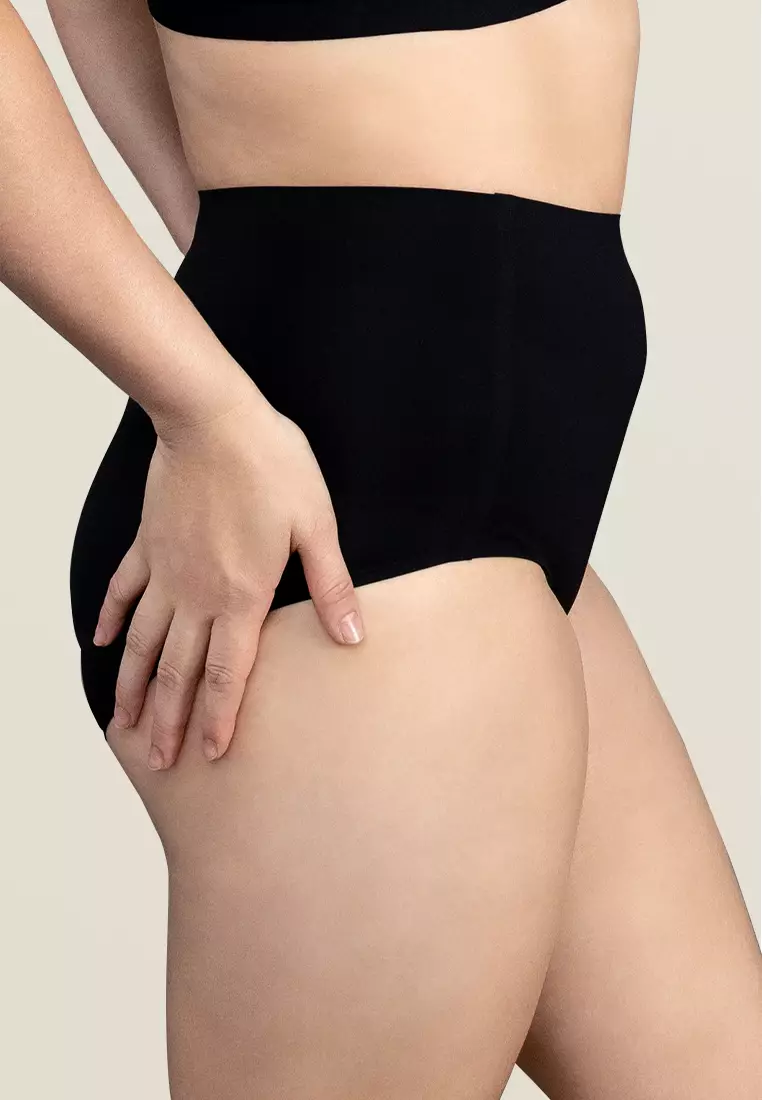 Next to Skin Ladies Women Seamless Heatpress Comfort Silky Soft MidWaist MidRise Panty Cleo-02 - 3in1 (Assorted)