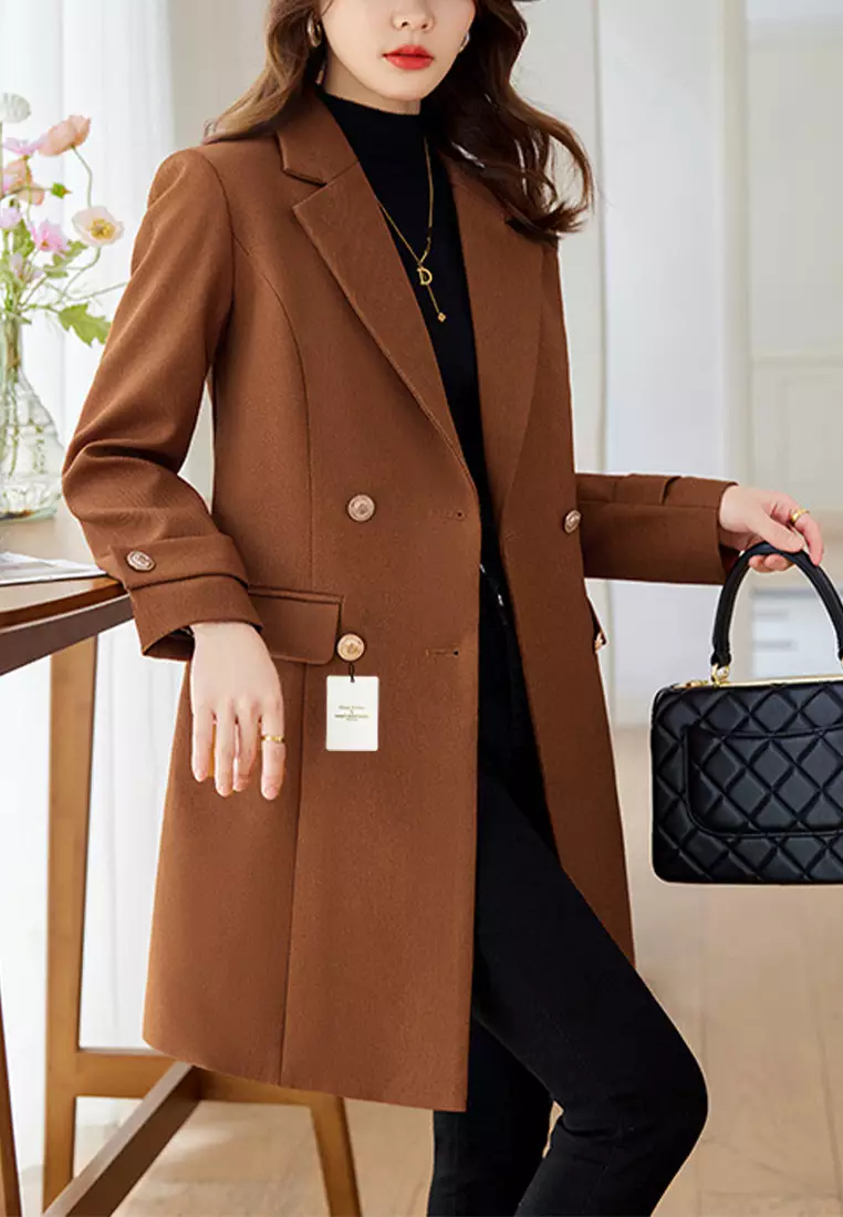 Double-Breasted Suit Coats YGH-EL8620Y