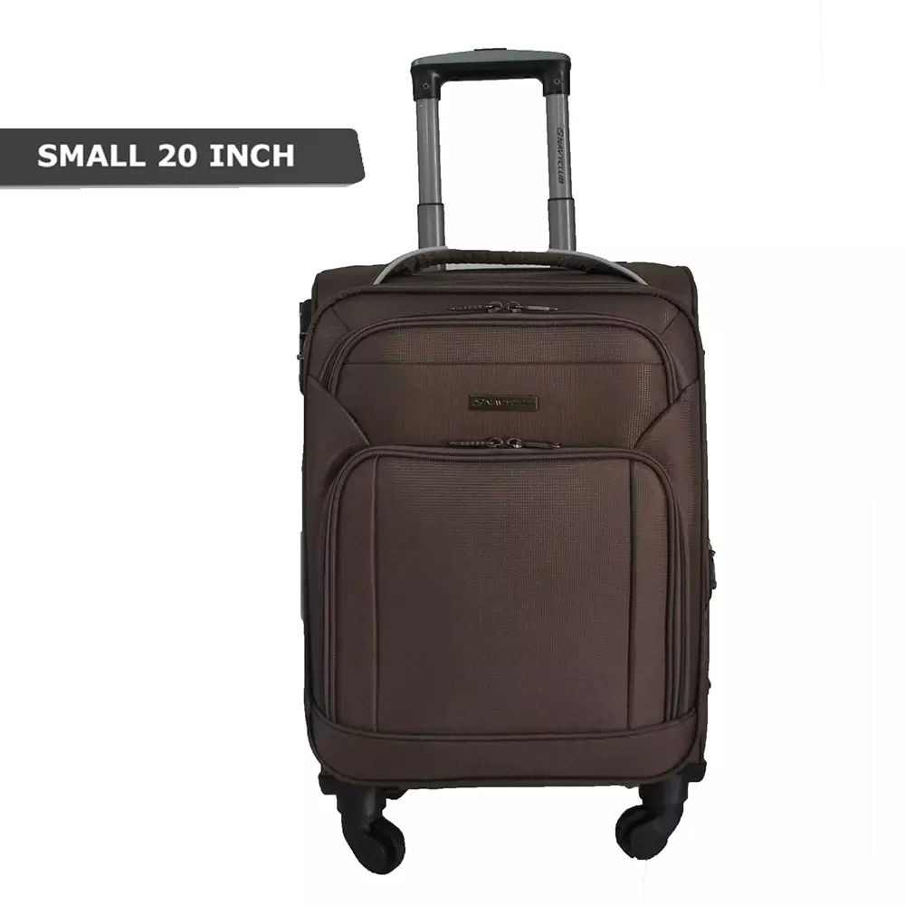 Navy Club Deimos Koper SoftCase - 4 Roda Putar TSA Lock Expandable Size 20 Inch