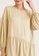 9months Maternity beige Neutral Maternity Puff Sleeve Nursing Blouse 3CC4EAA4137D0BGS_7