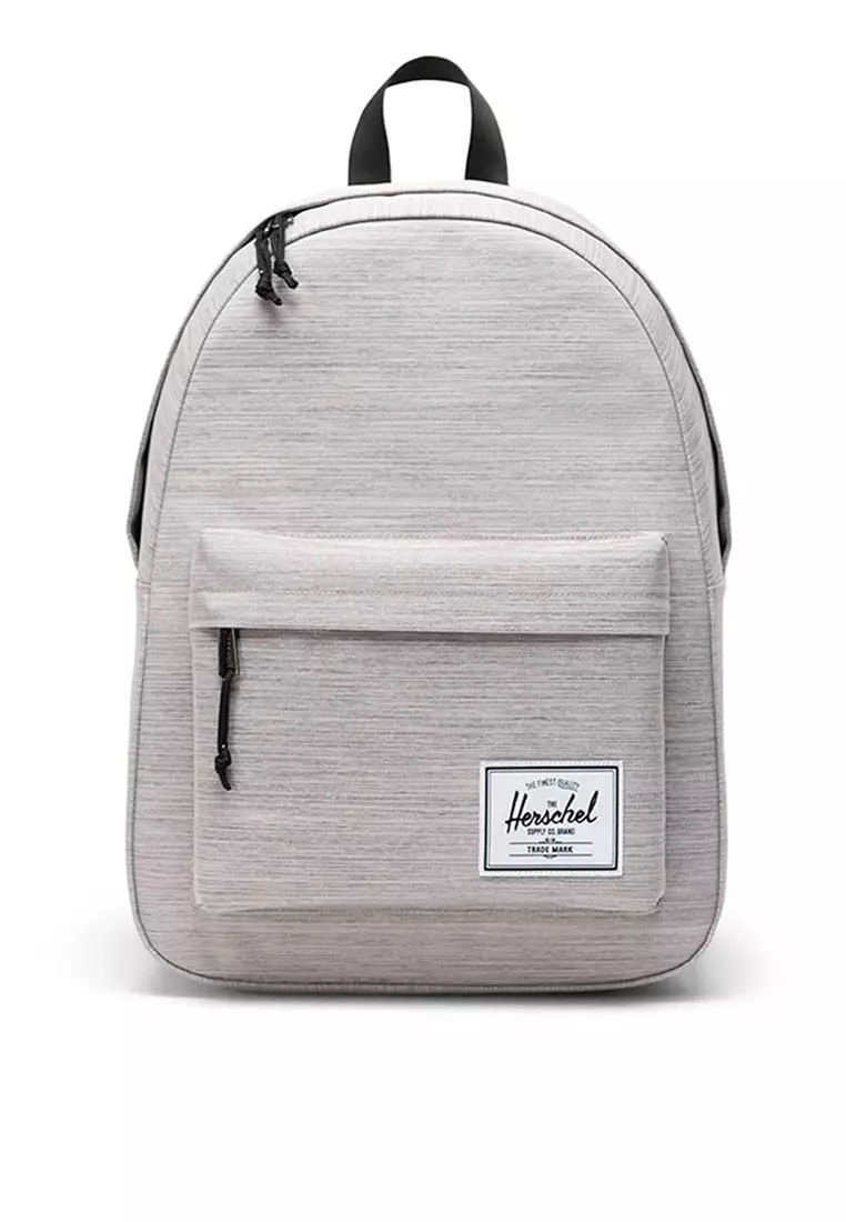 herschel backpack light grey crosshatch