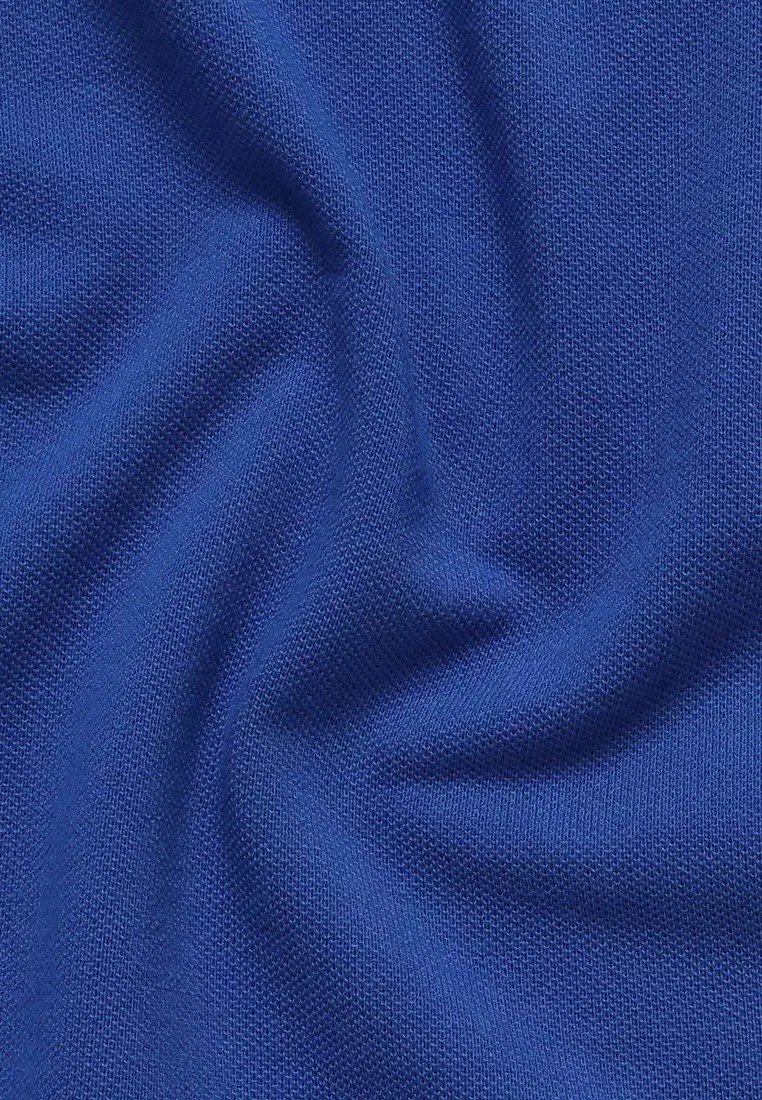 Jobb Sanders Polo Shirt Pria Lengan Pendek Slim Fit Biru