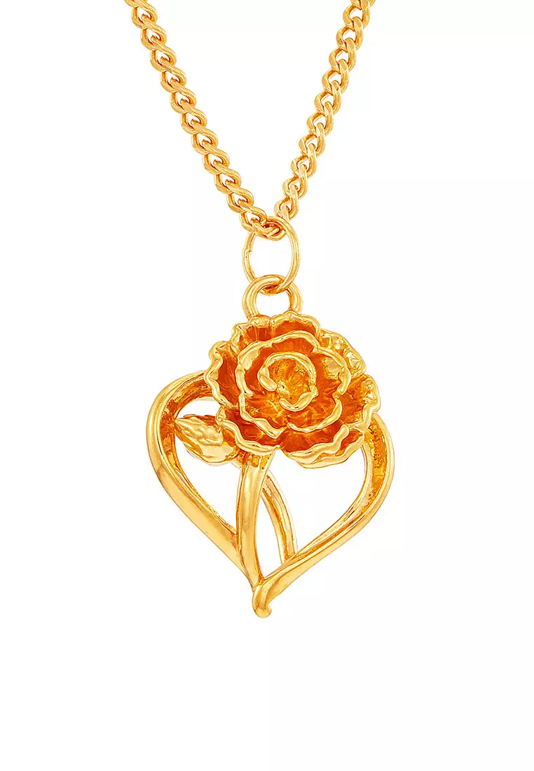 HABIB 999/24K Yellow Gold Pendant WWGP1150824