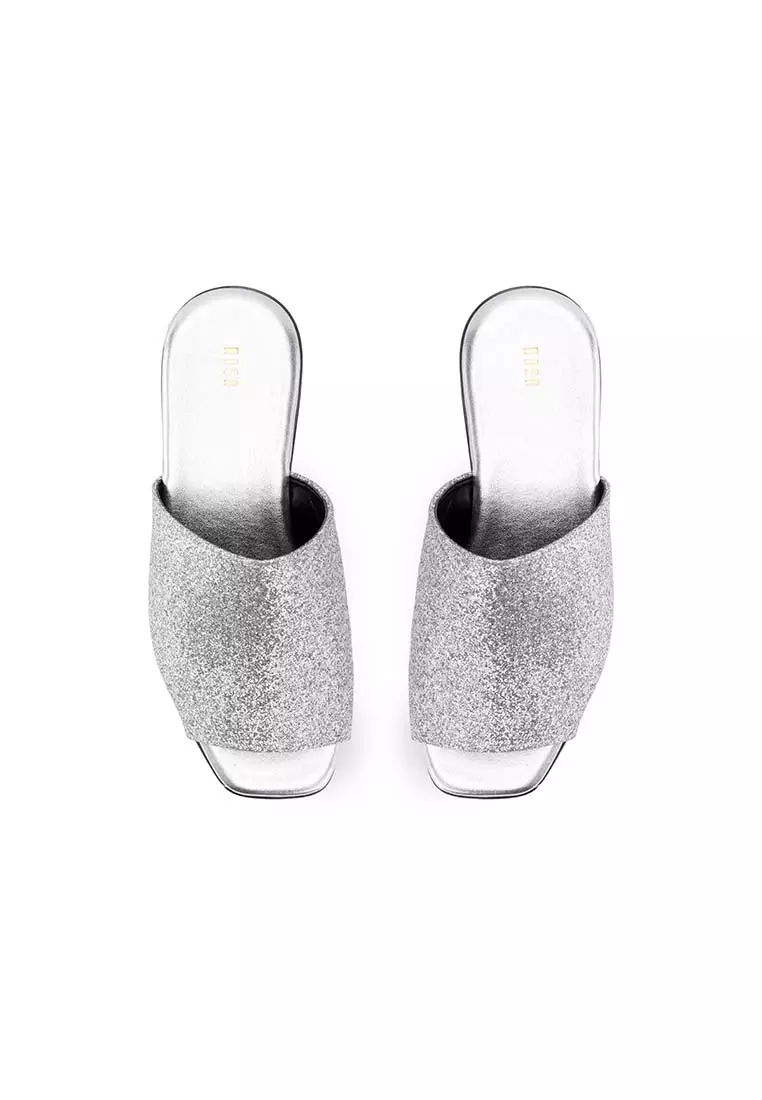 Buy Nose GLITTER PLATFORM WEDGE SLIDE 2024 Online ZALORA Singapore