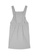 Gen Woo grey Light Grey Pinafore with Embroidered Patches by Gen Woo 20EE9KAF3D6821GS_5