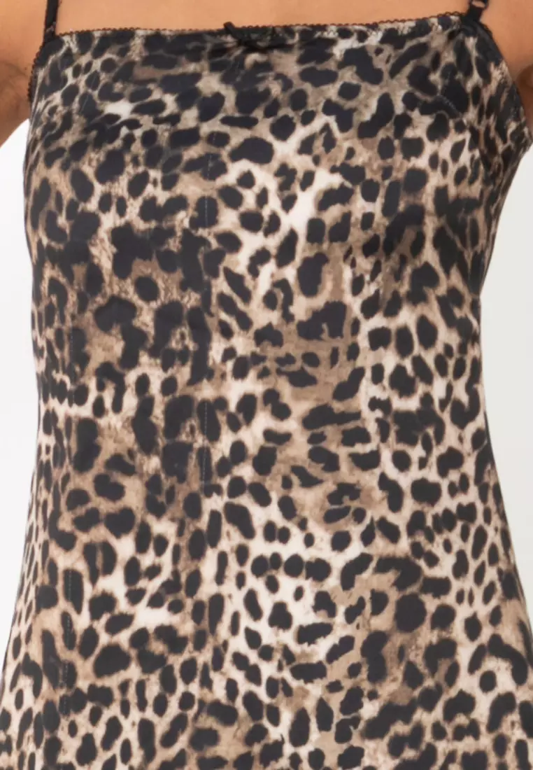 Leopard Print Mini Dress