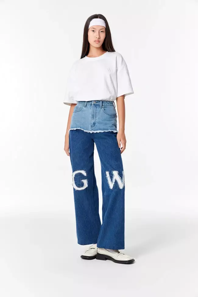 GW Twotone Denim Jeans