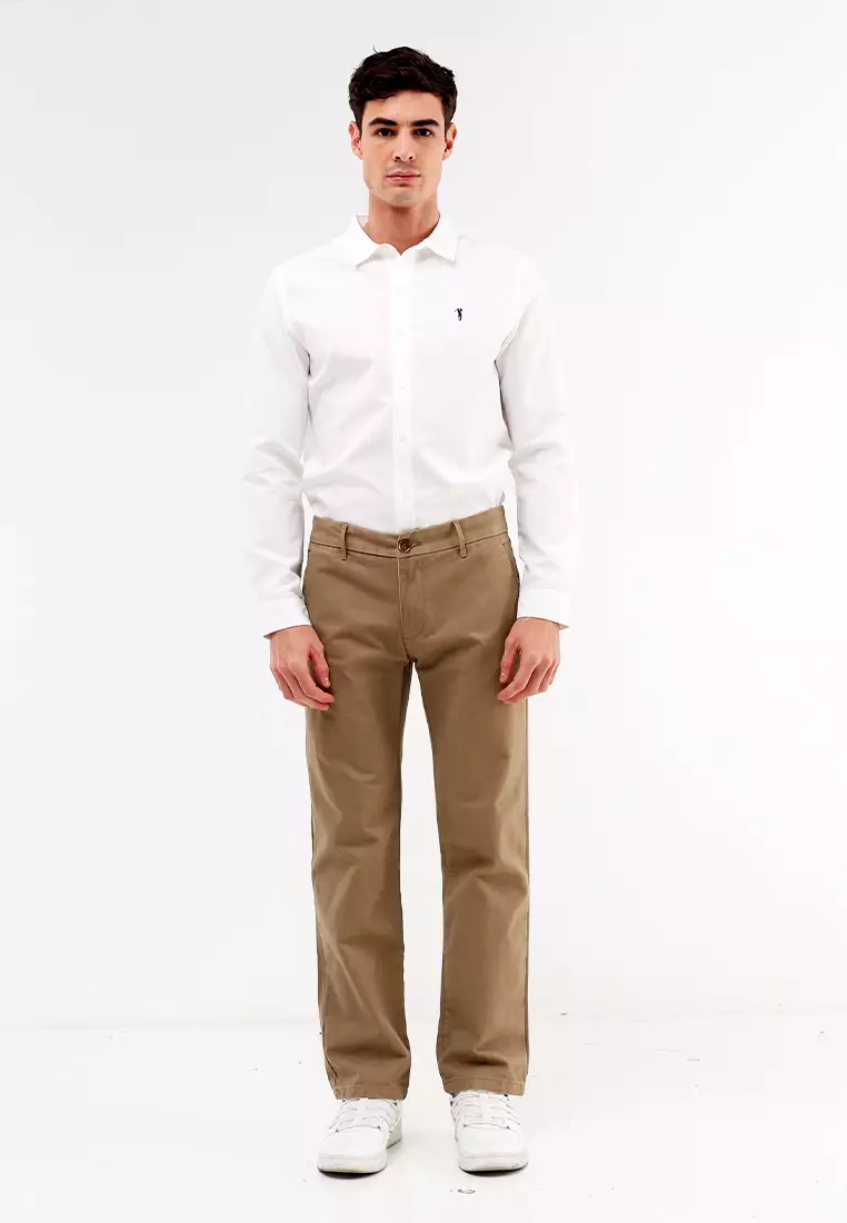 Regular Straight Chino Pants
