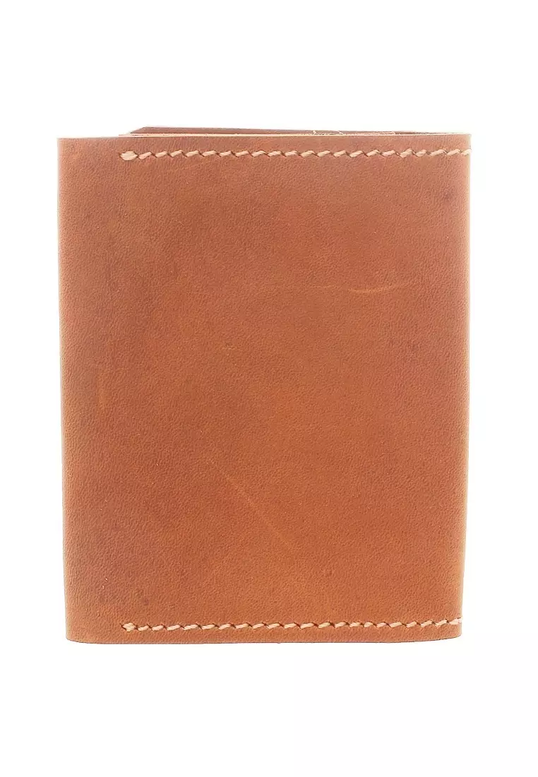 Zackly Wallet Kartu Handmade Banyak Slot Material Genuine Leather 026 ORIGINAL - Brownth