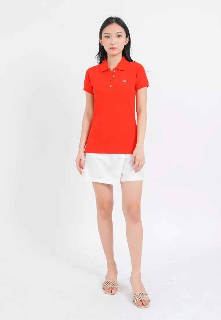 Zoey Polo Shirt Red