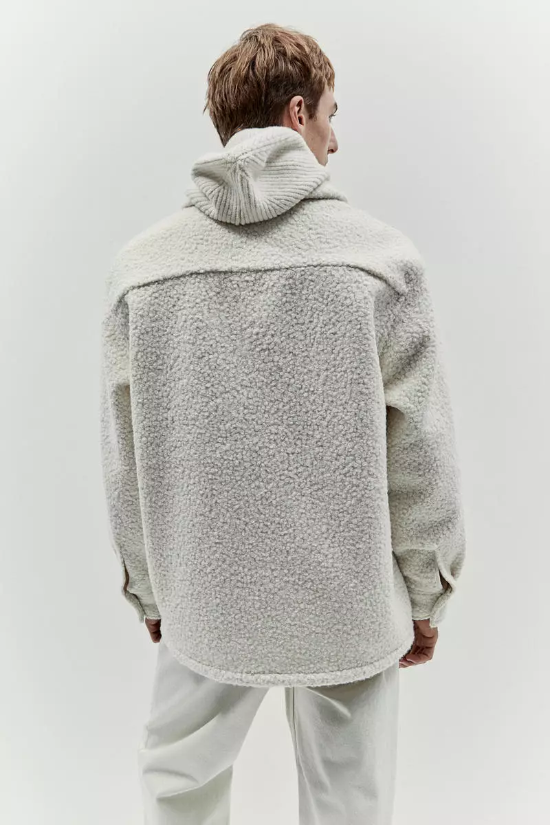 Loose Fit Bouclé overshirt