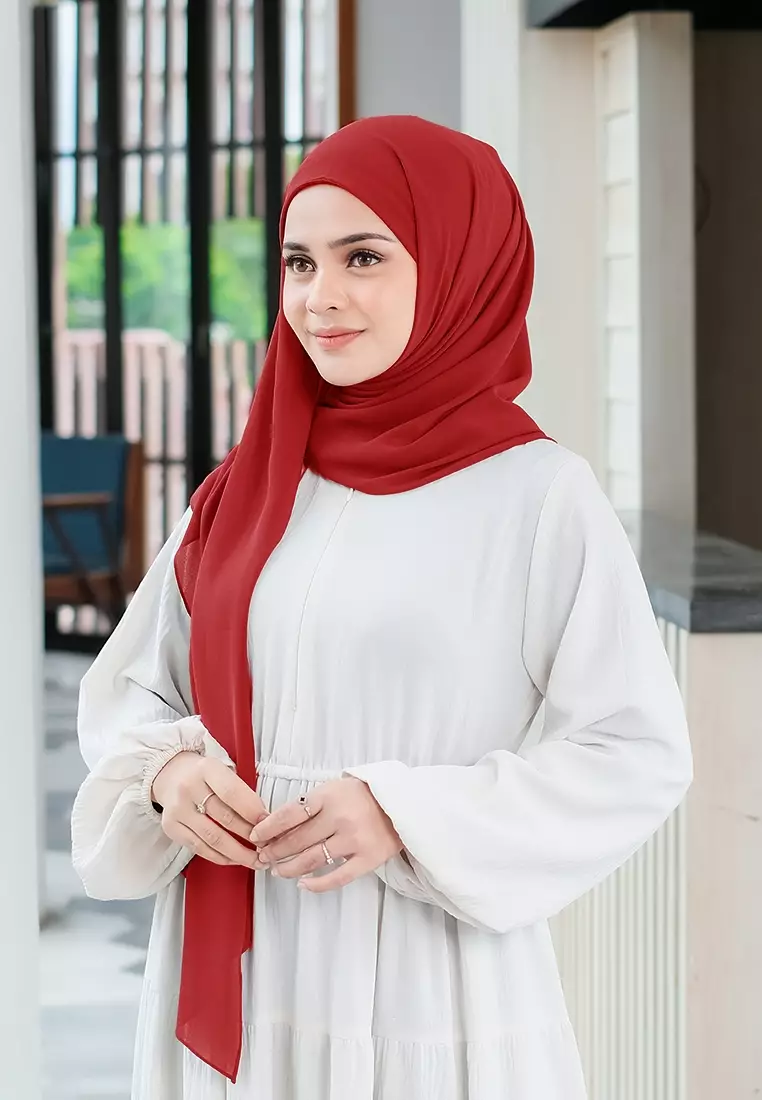 HIJAB INSTAN PAULA - MAROON