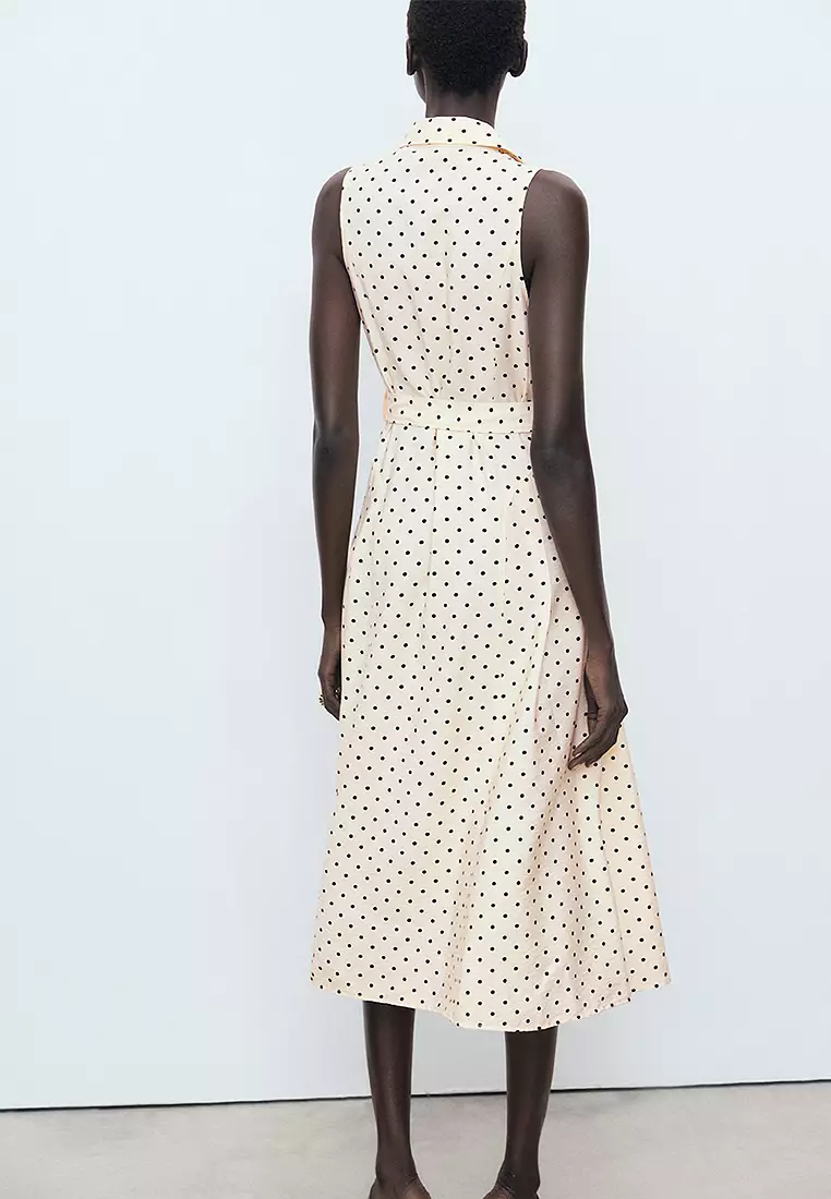 Polka Dot Shirt Dress