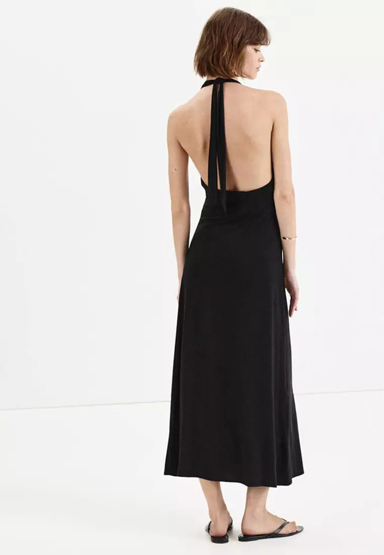 mango combined halter dress Buy Draped 2026 Online Mango gingham dress