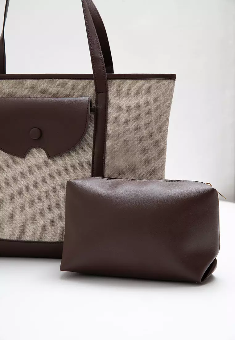 Tekka Livi Tote Bag Brown