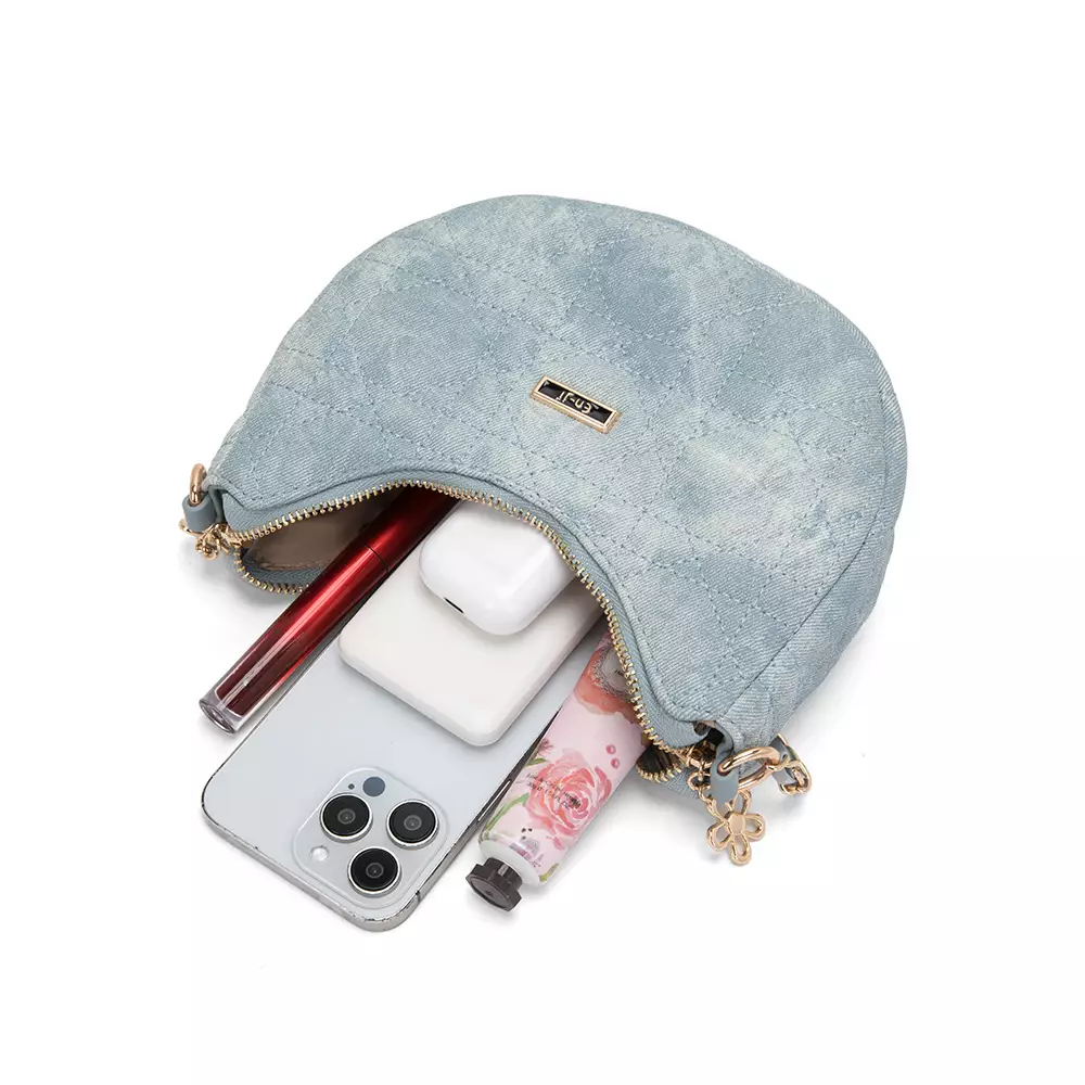 En-ji Ginsa Slingbag Wanita Warna Denim