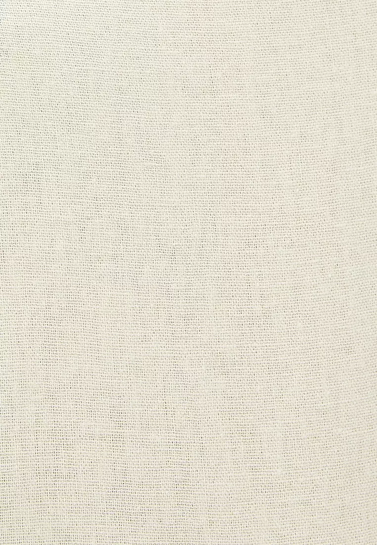 Cami Strap Linen Mini Dress