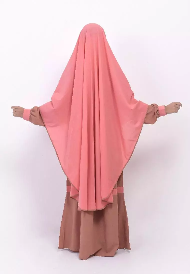 Queenza Gamis Set Wanita Muslimah Syar'i By Zayidan Zahra - Cream