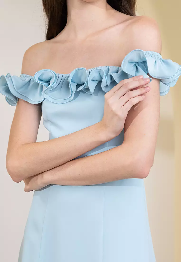 Zalora off shoulder dress sale