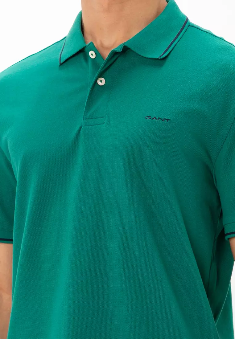 Tipped Piqué Polo Shirt