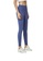 B-Code blue ZWG1103a-Lady Quick Drying Running Fitness Yoga Leggings-Blue B7C5CAA5AB4FB8GS_1