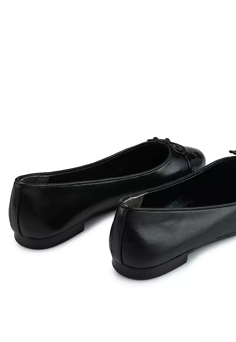 Cap Toe Ballet Flat (nt)