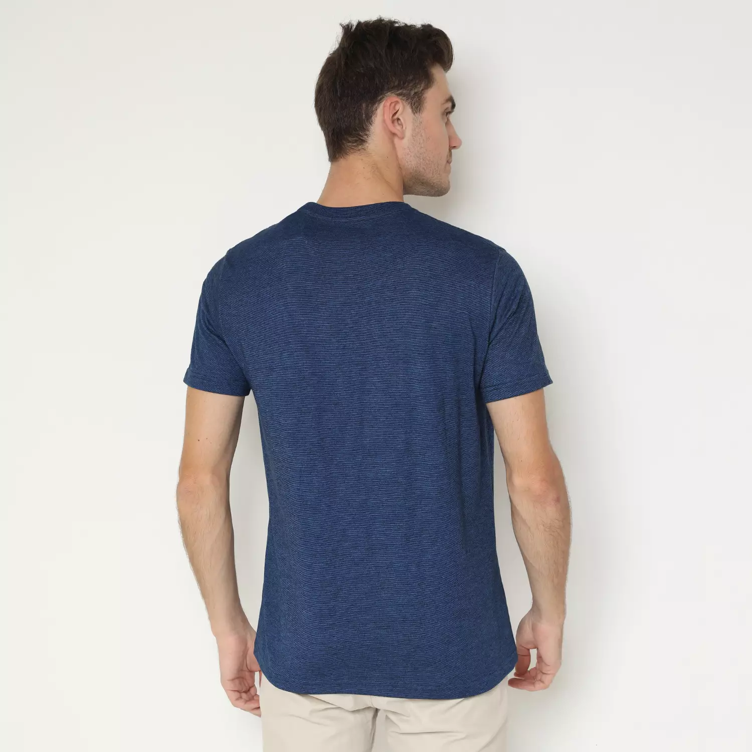 Kale Arthur Navy / T-Shirt Polos Pria Lengan Pendek / Unisex Casual