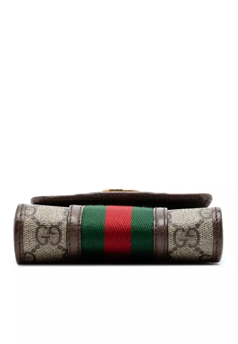 Pre-Loved Gucci Mini Gg Supreme Web Ophidia Crossbody